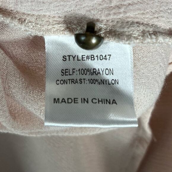 JODIFL | Cream Long Bishop Style Sleeve Lace Detail Flare Out Boho Top - Picture 10 of 11